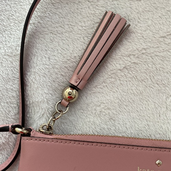 Kate Spade dusty rose crossbody bag with tassel - Picture 6 of 12